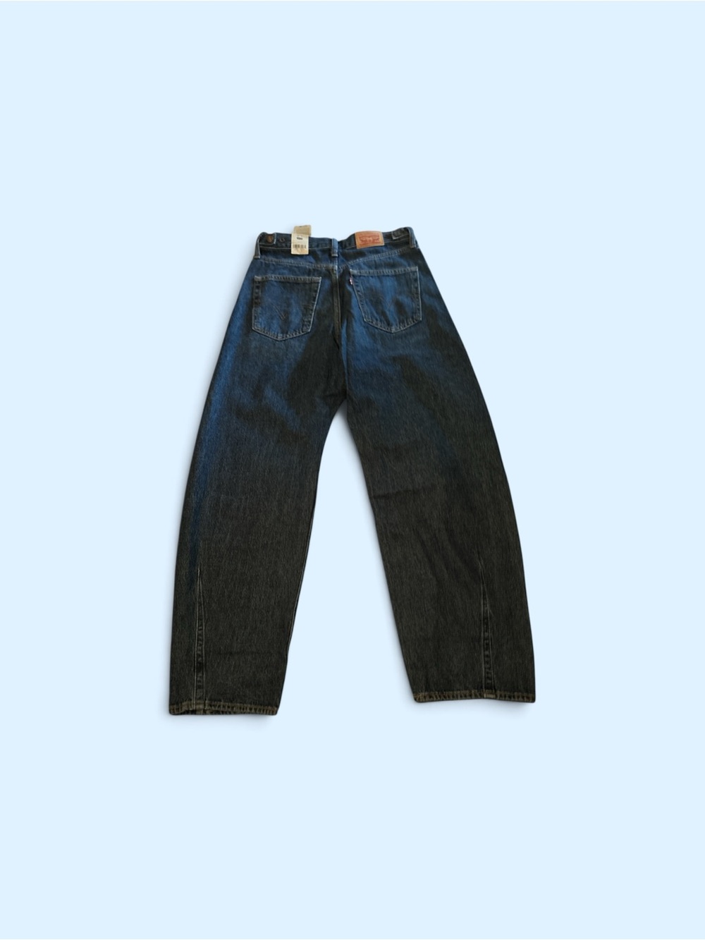 Levi's Cinch Barrel Straight Women’s Dark Blue Jeans 32X31 NWT - Picture 2 of 7